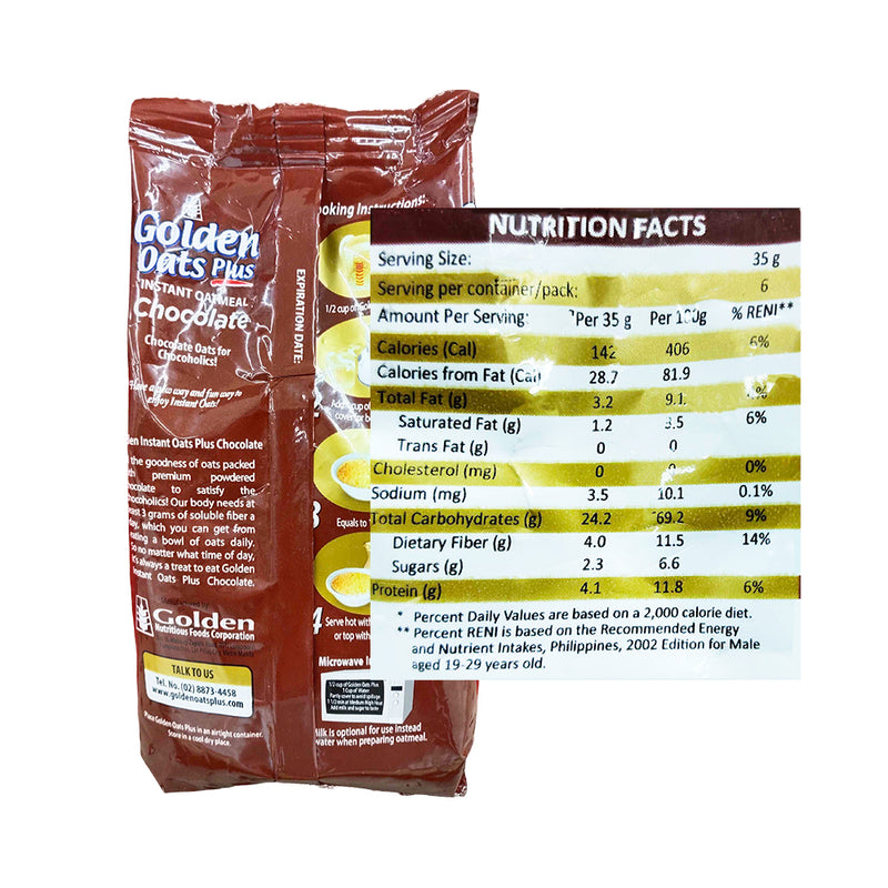 Golden Oats Plus Chocolate 200g