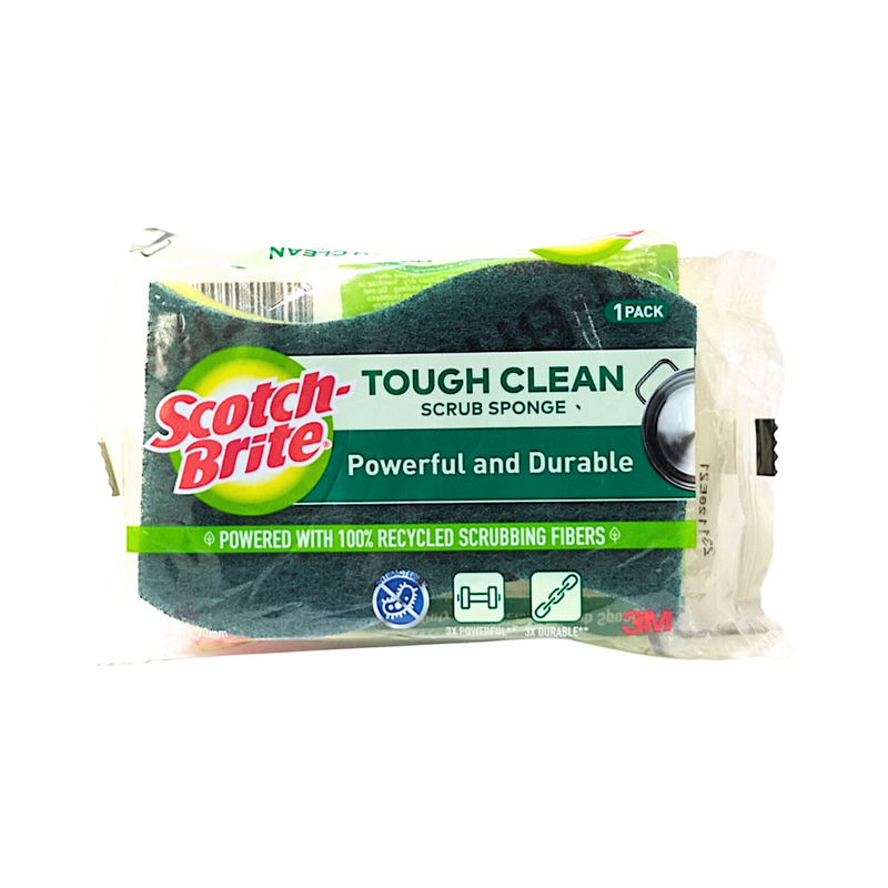 Scotch-Brite Easy Clean Anti-Bacterial Scrub Sponge 105 x 83 x 30mm