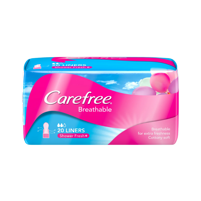 Carefree Breathable Pantyliner Scented 20's