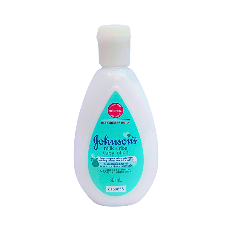 Johnson's Baby Milk Plus Rice Lotion 50ml