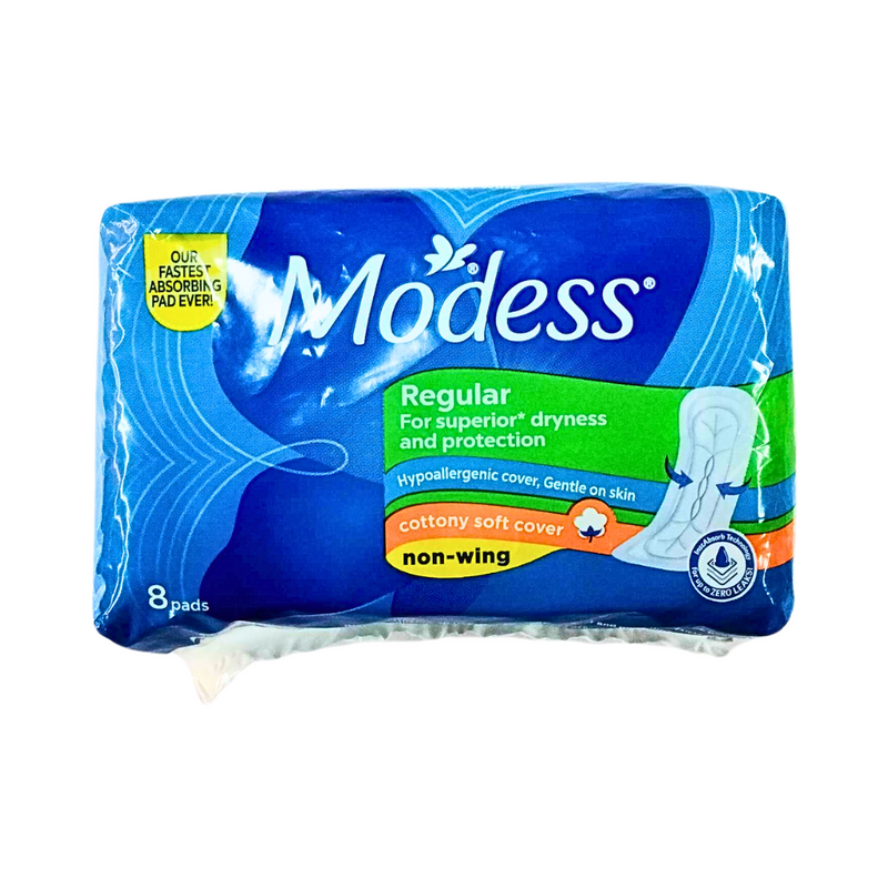 Modess Maxi Regular Cottony Soft Cover Sanitary Napkin Non-Wing 8's
