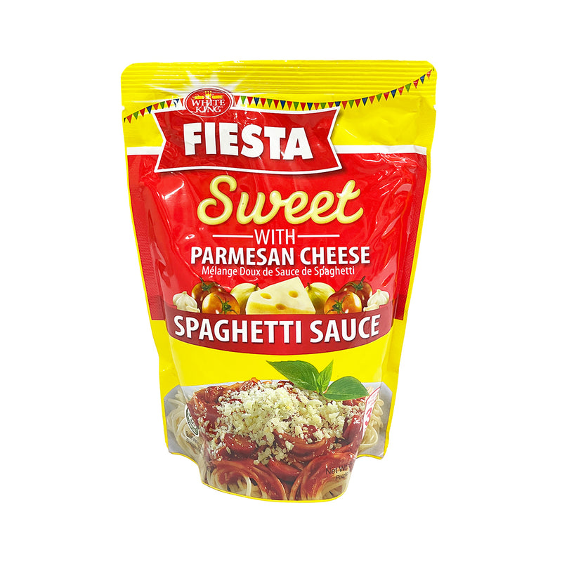 Fiesta Spaghetti Sauce Sweet Plus Parmesan Cheese 500g