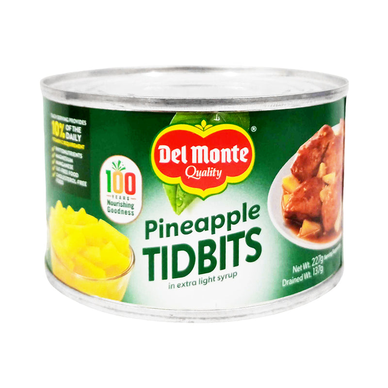 Del Monte Pineapple Tidbits Flat 227g