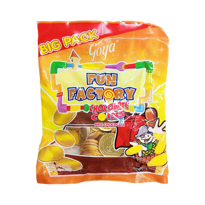 Goya Fun Factory Chocolate Coins Big Pack 3.5g x 80's