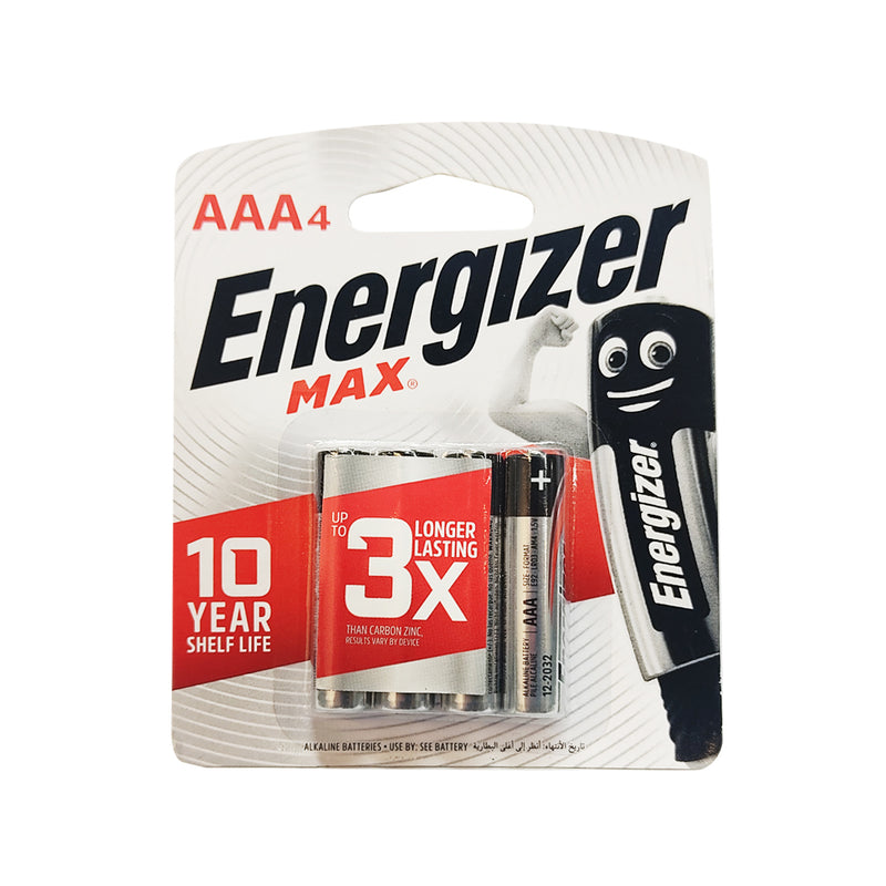 Energizer Max AAA Battery 4's