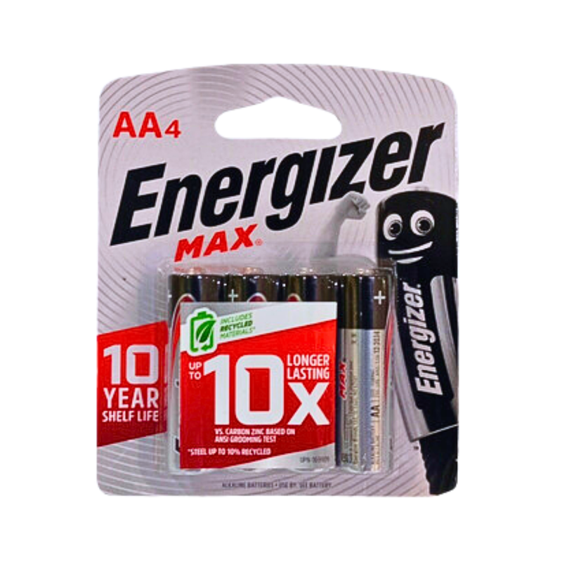 Energizer Max AA Battery 4's