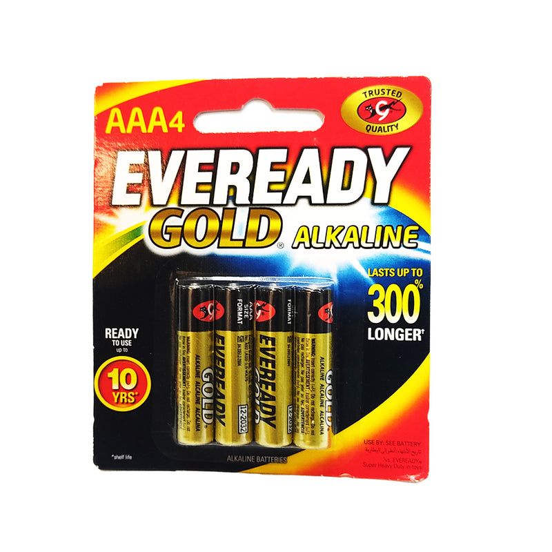 Eveready Gold AAA Battery 4's