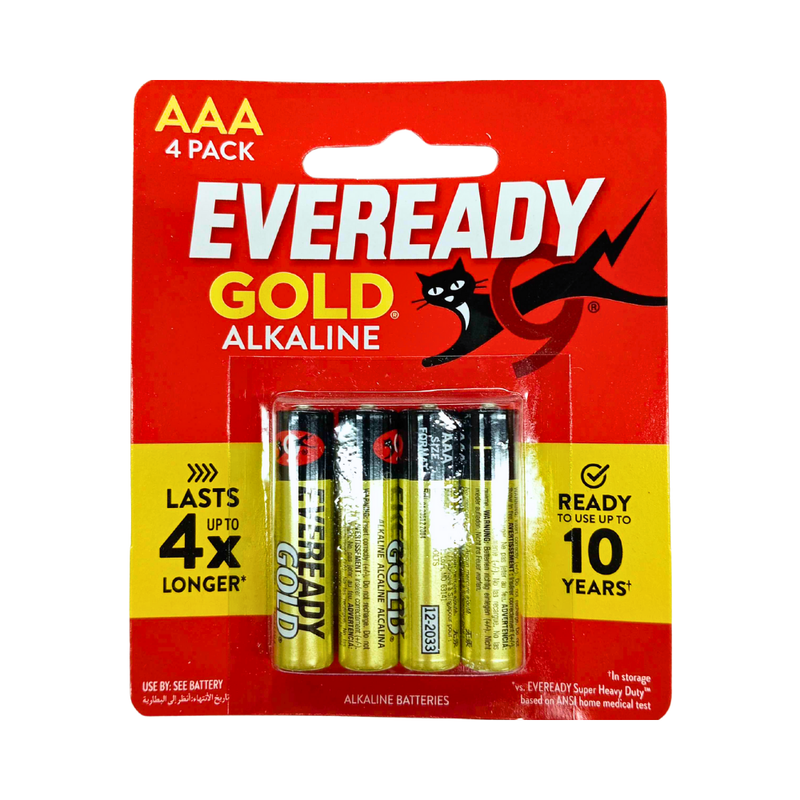 Eveready Gold AAA Battery 4's