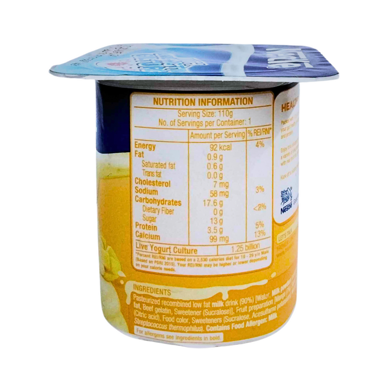 Nestle Fruit Yogurt Heavenly Mango 110g