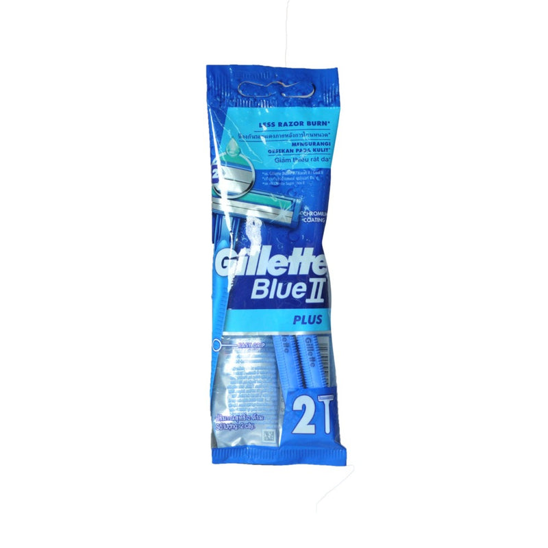 Gillette Ultra Grip Razor Blue II Plus 2's