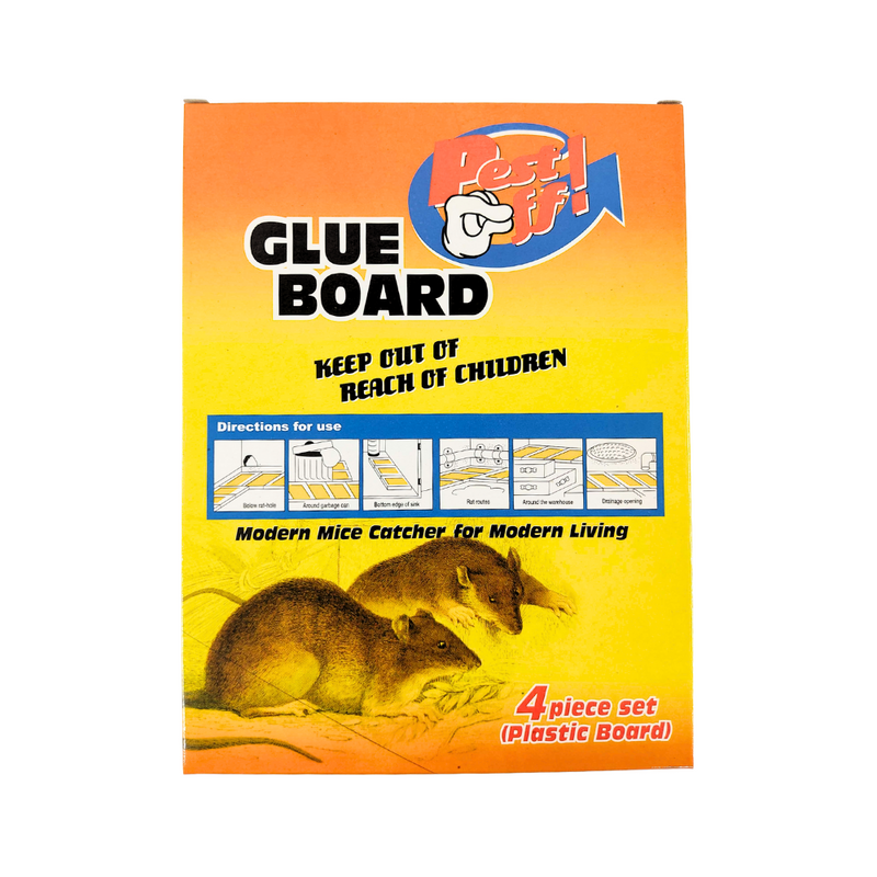 Pest Off Glue Board Rat Catcher Plastic Board 4's