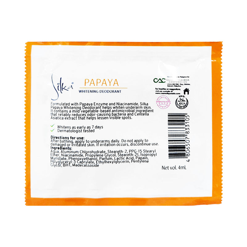 Silka Whitening Deodorant Papaya 7ml