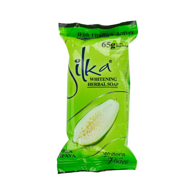Silka Whitening Soap Green Papaya 65g