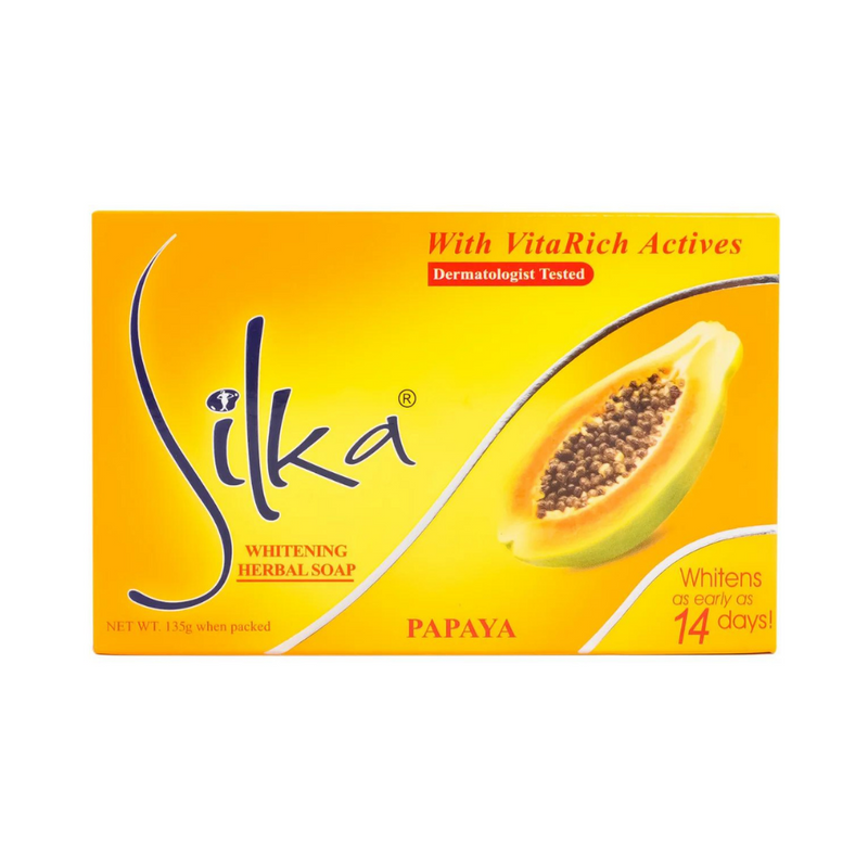 Silka Whitening Soap Papaya 135g