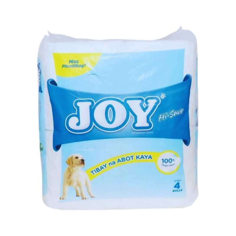 Joy Hi-Save Bathroom Tissue 2 Ply 4 Rolls