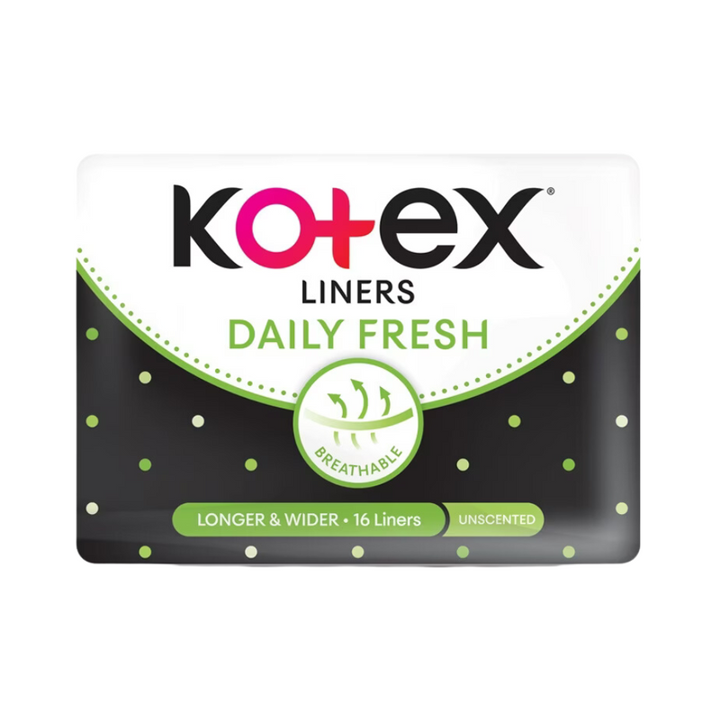 Kotex Fresh Longer And Wider Pantyliner 16's