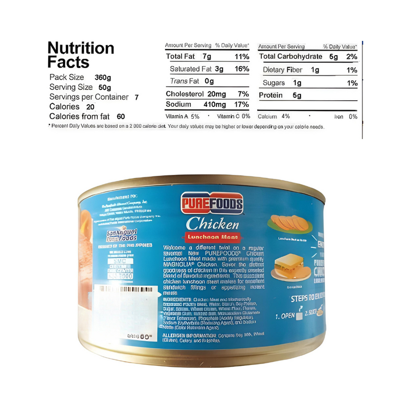 Purefoods Chicken Luncheon Meat 360g