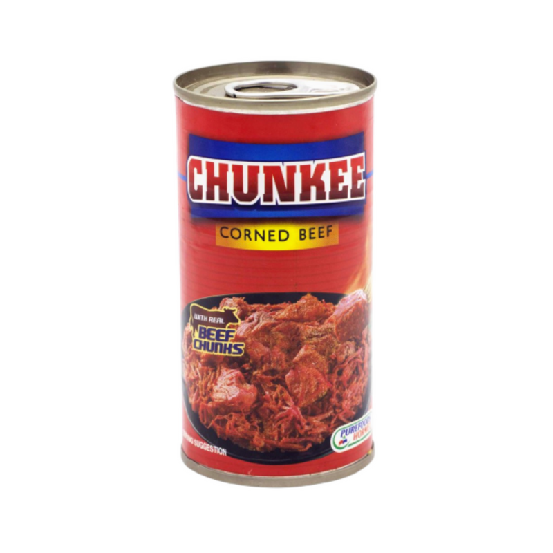 Corn Beef Color Purefoods Chunkee Corned Beef 190g