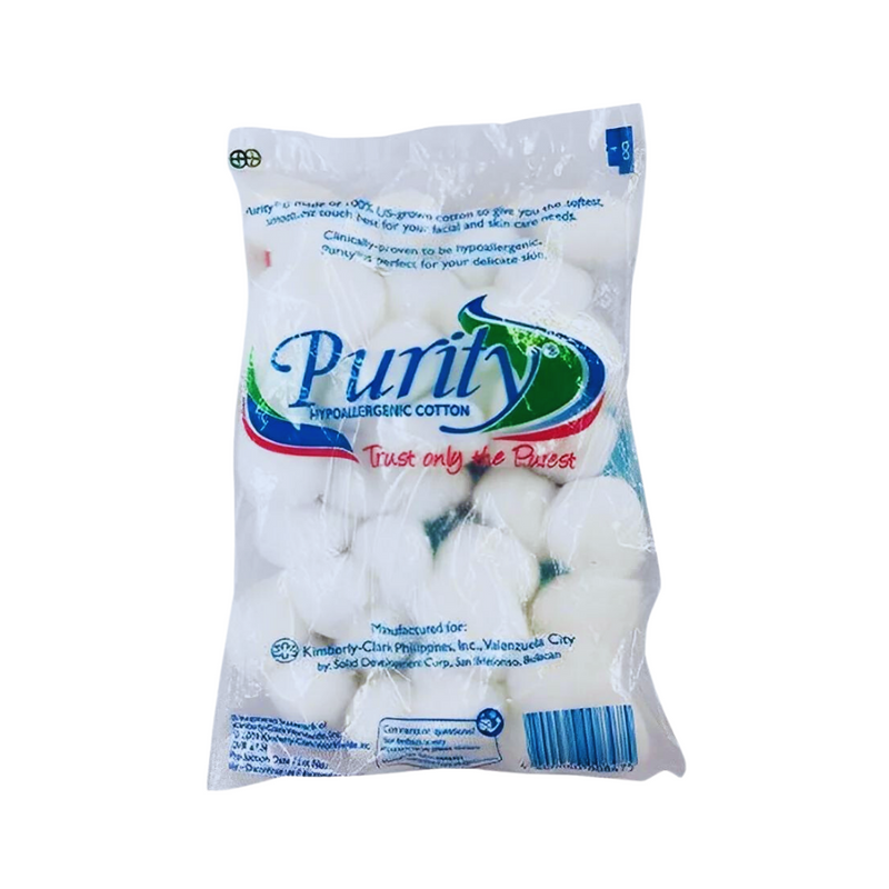 Purity Hypoallergenic Cotton Balls 30's