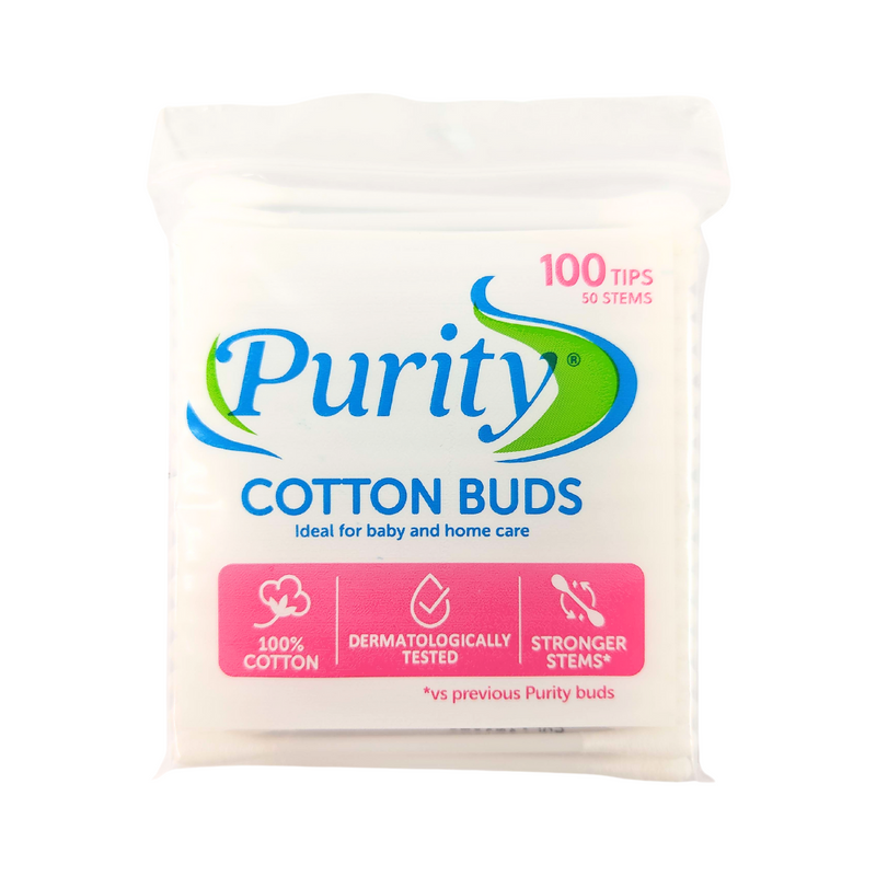 Purity Cotton Buds 100 Tips
