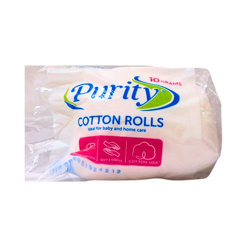 Purity Hypoallergenic Cotton Roll 10g