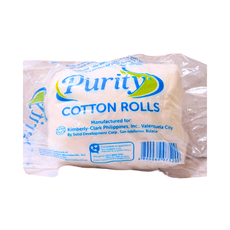 Purity Hypoallergenic Cotton Roll 10g