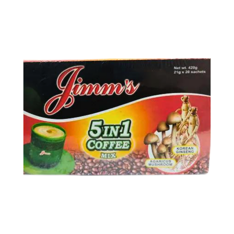 Jimm's 5 in1 Coffee Mix 21g x 20 Sachets