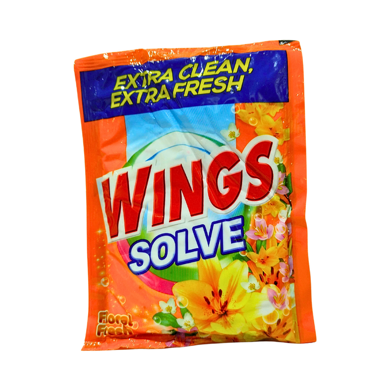 Wings Solve Detergent Powder Floral Fresh 60g