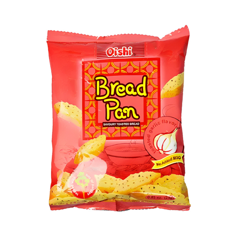 Oishi Bread Pan Toasted Garlic 24g