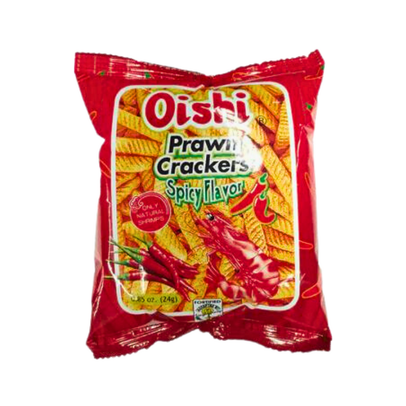 Oishi Prawn Crackers Spicy 24g