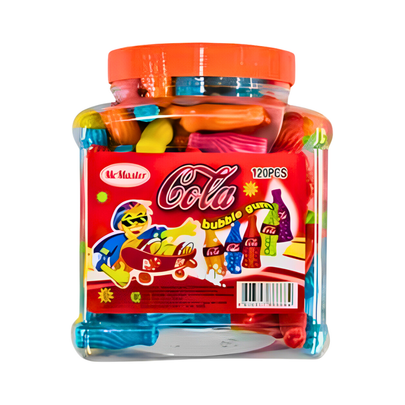 Macmaster Cola Gum Candy Jar 120's