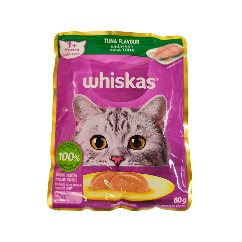 Whiskas Cat Food Pouch Tuna 80g