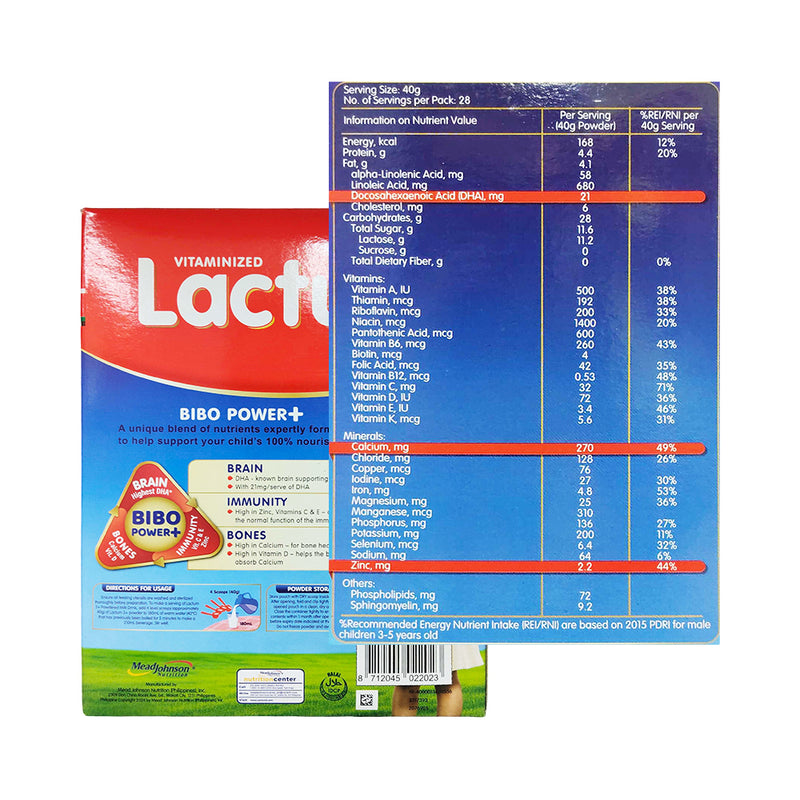 Lactum 3+ Powdered Milk Drink Plain 1.15kg