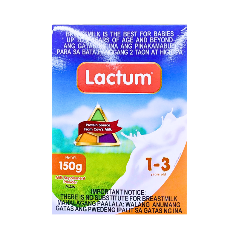 Lactum 1-3yrs Old Milk Supplement Powder Plain 150g