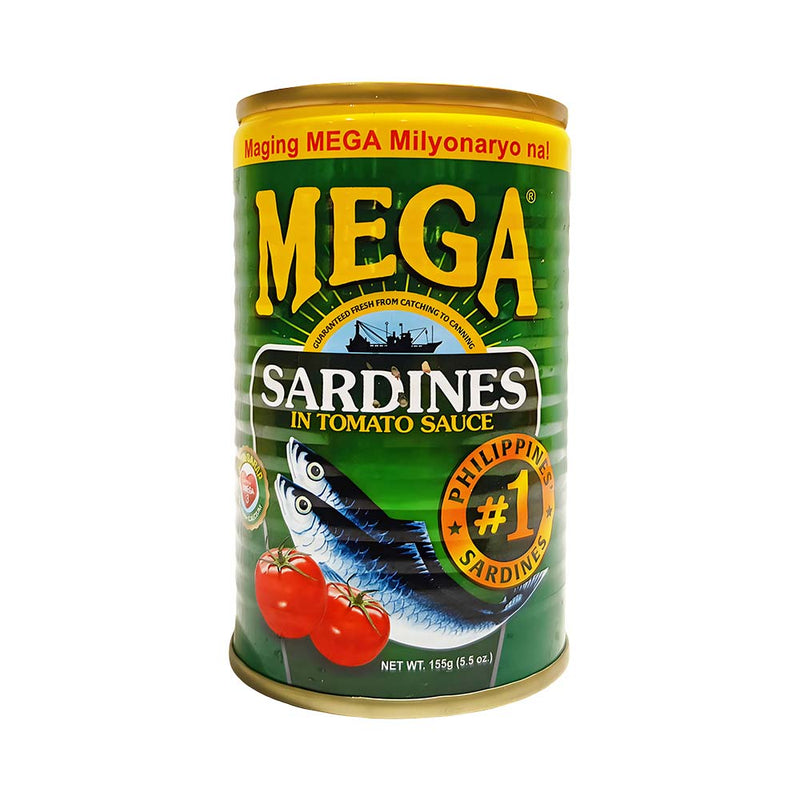 Mega Sardines In Tomato Sauce 155g