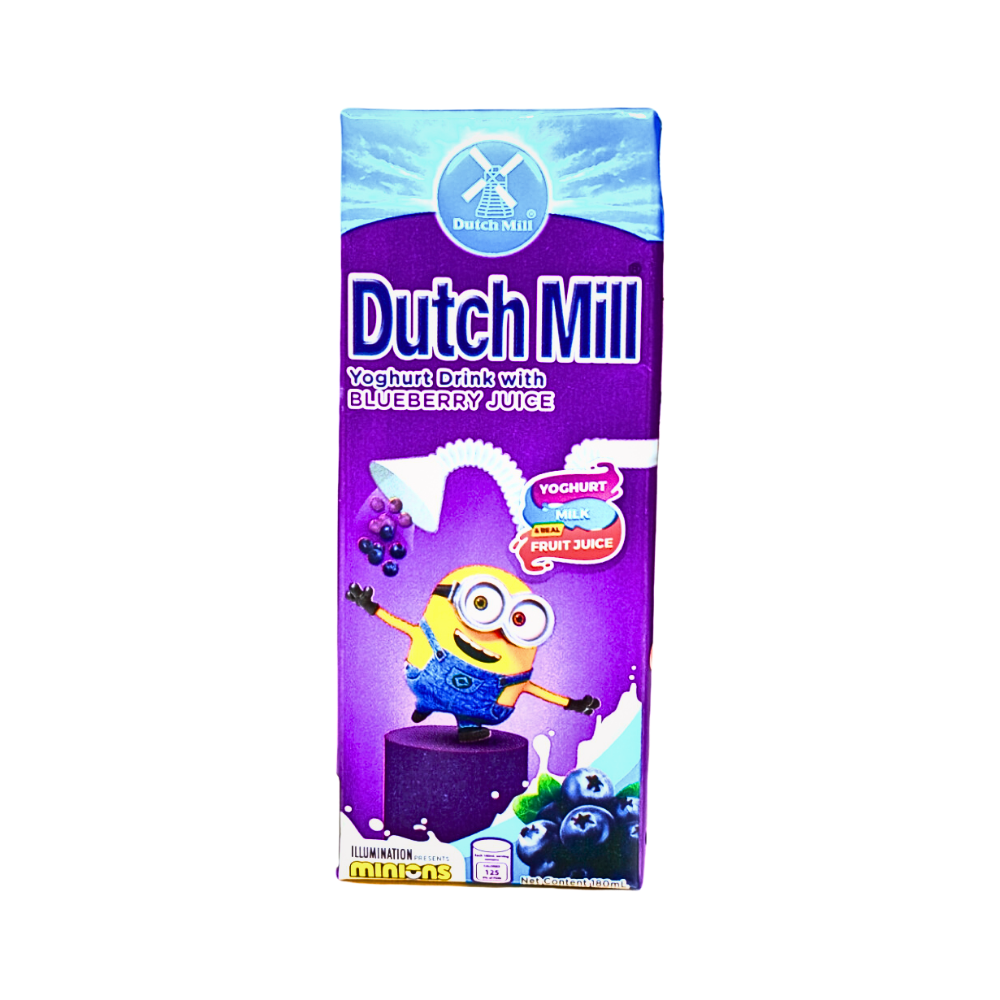 Dutch Mill Set Dutch Mill UHT Yoghurt Drink Blueberry 180ml