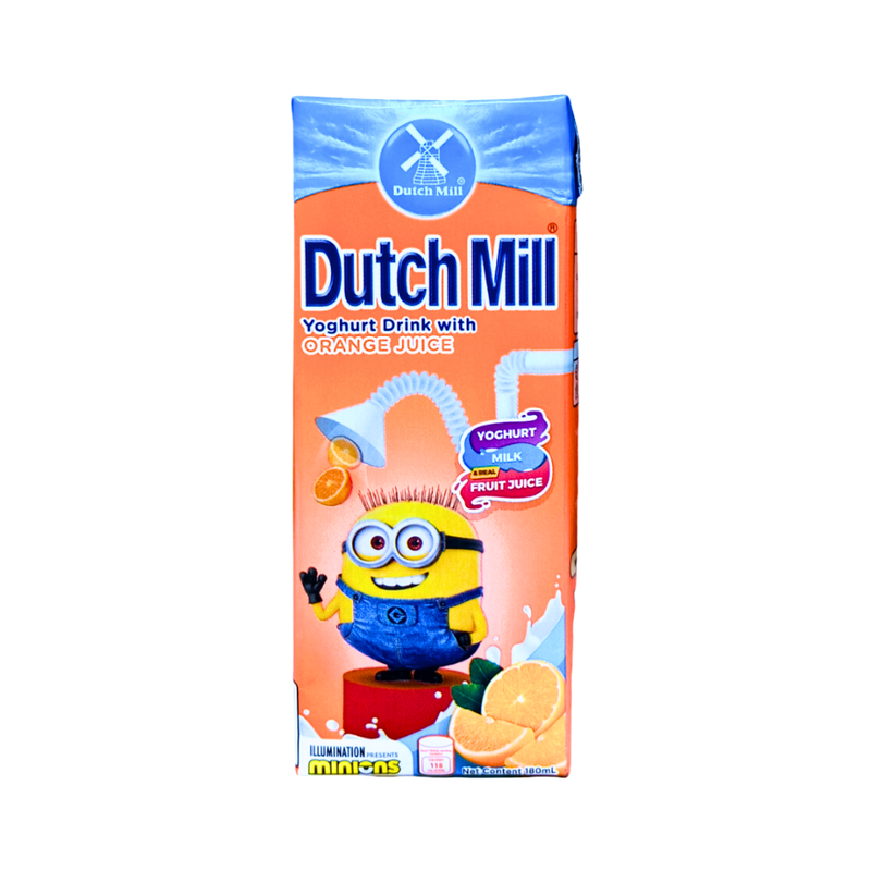 Dutch Mill Set Dutch Mill UHT Yoghurt Drink Orange 180ml