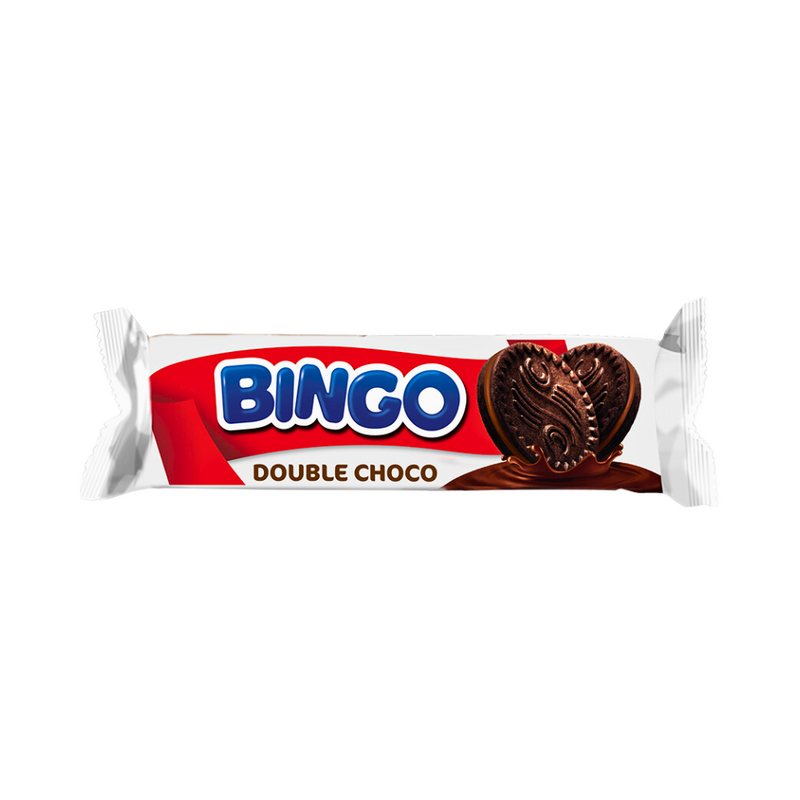 Nissin Bingo Sandwich Cookies Double Choco 75g
