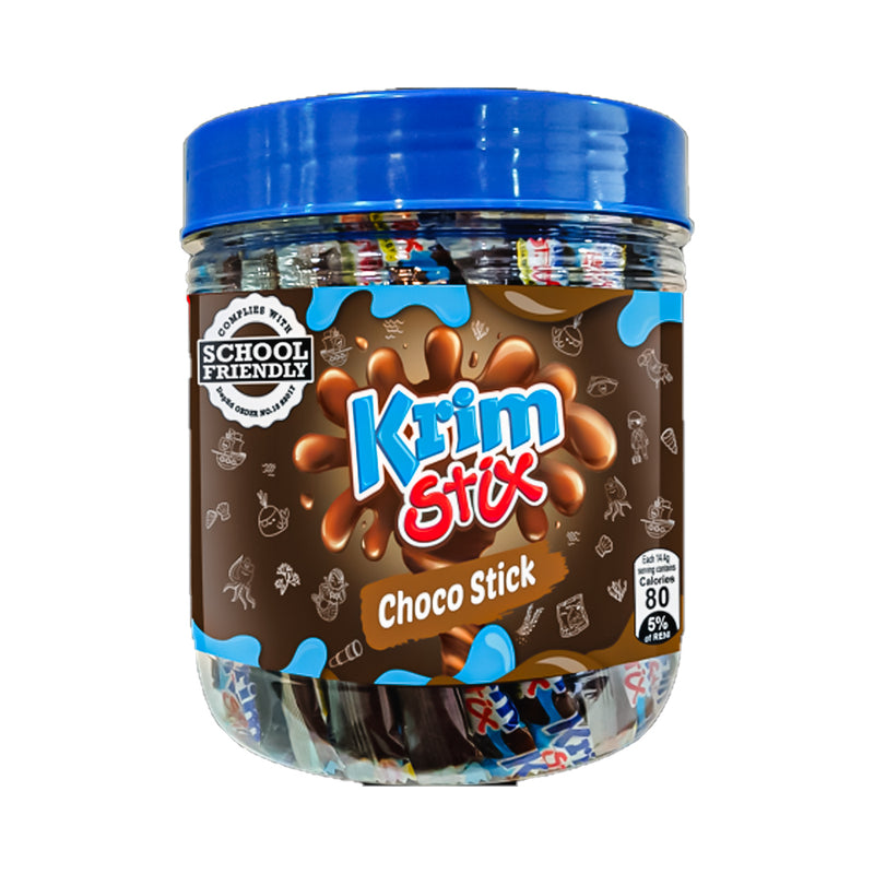 Krim Stix Chocolate Jar 100's