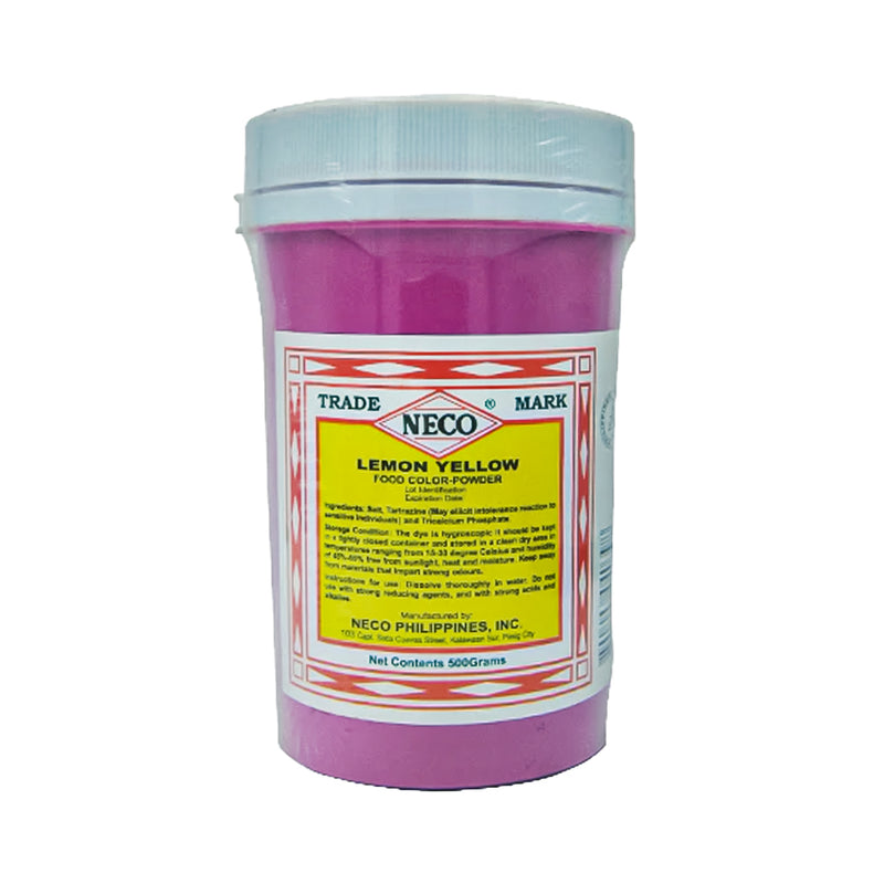 Neco Food Color Powder Lemon Yellow 125g