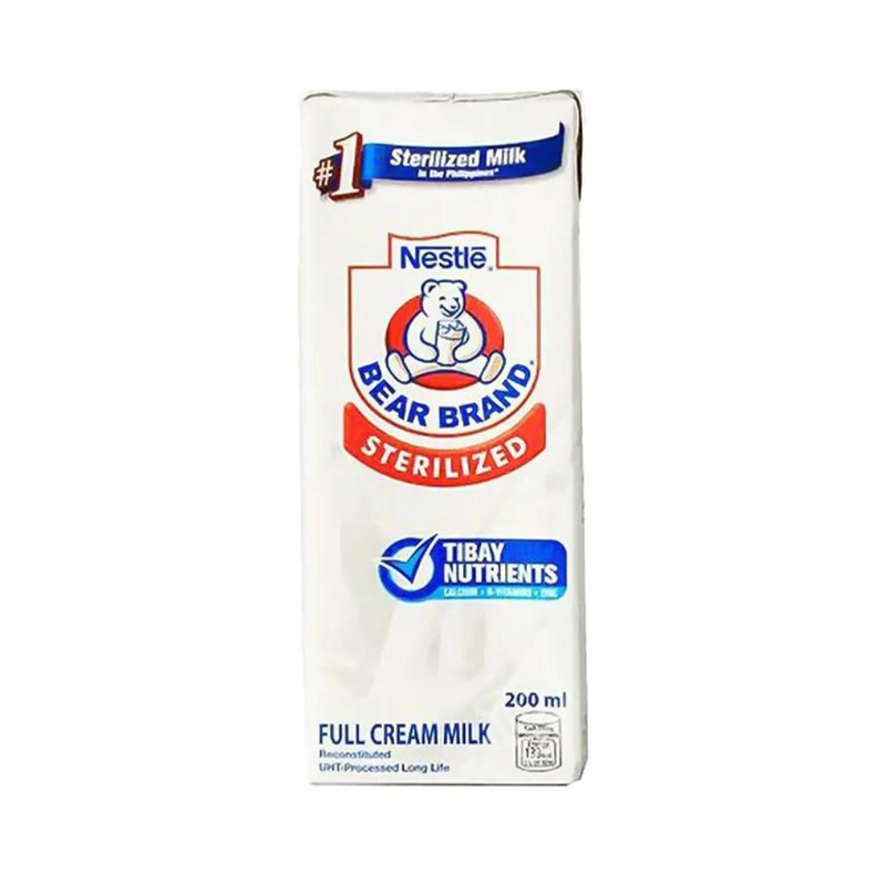 Bear Brand Sterilized Full Cream Milk 200ml