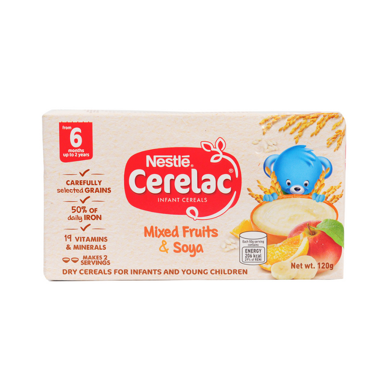 Nestle Cerelac Baby Food Mixed Fruits And Soya 120g