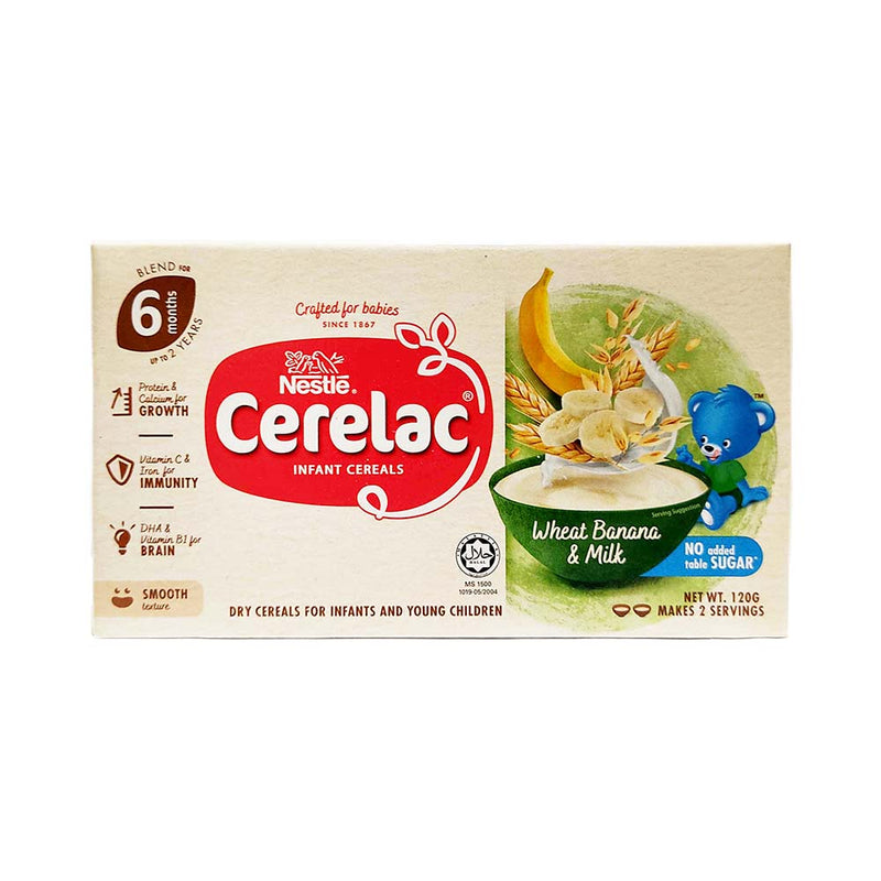 Nestle Cerelac Baby Food Wheat Banana And Milk 120g