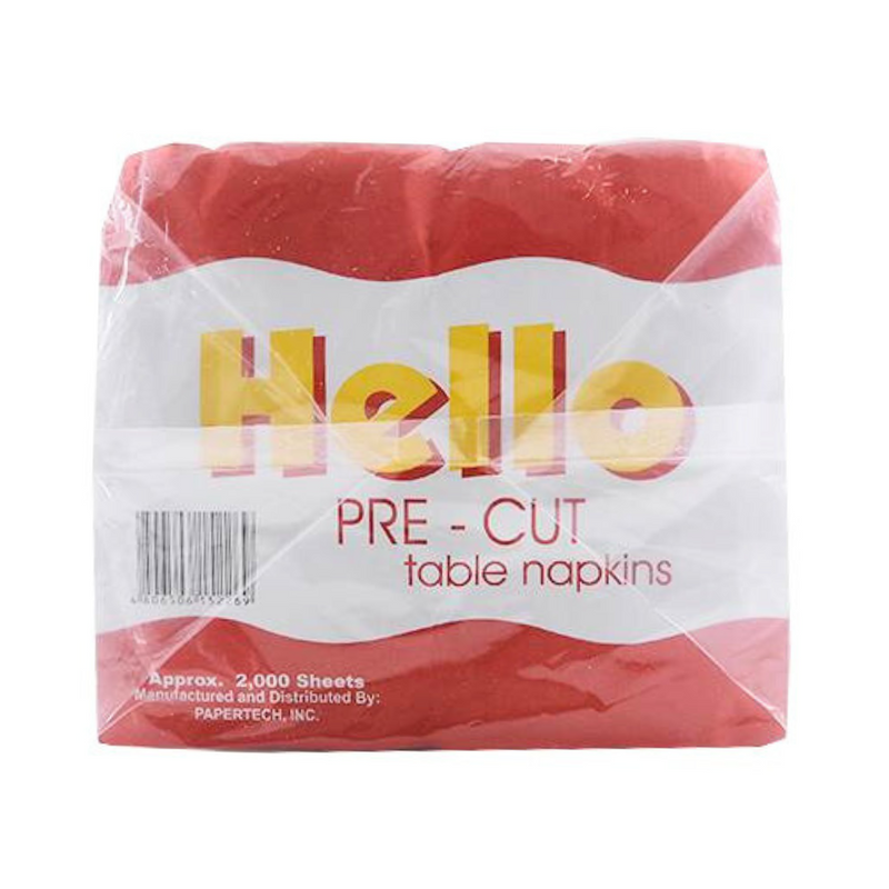 Hello Table Napkin Pre-Cut 2000 sheets
