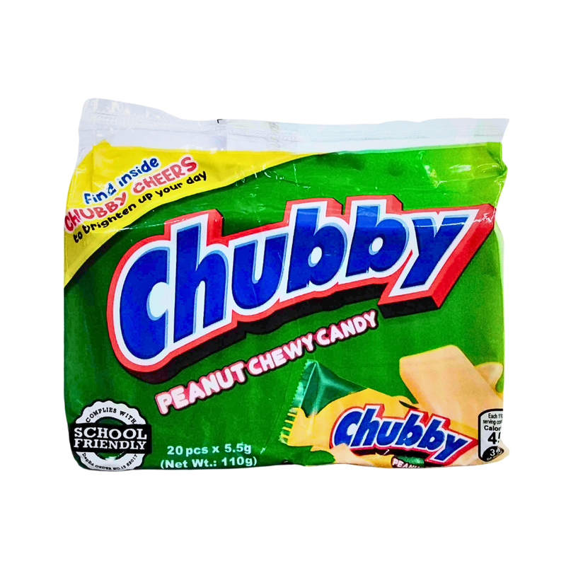 Chubby Chewy Candy Peanut 20's