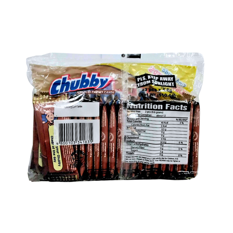 Chubby Chewy Candy Chocolate 20's