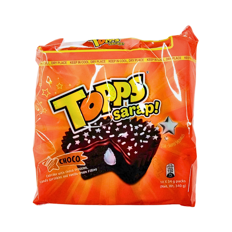 Cupp Keyk Topps Sarap Choco 34g x 10's