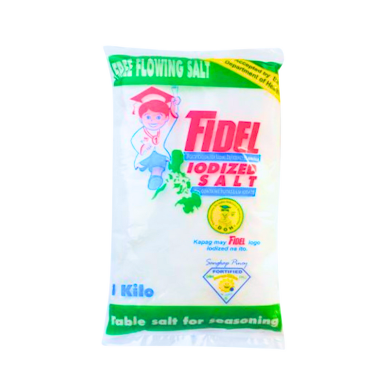 Fidel Iodized Salt Free Flowing 1kg