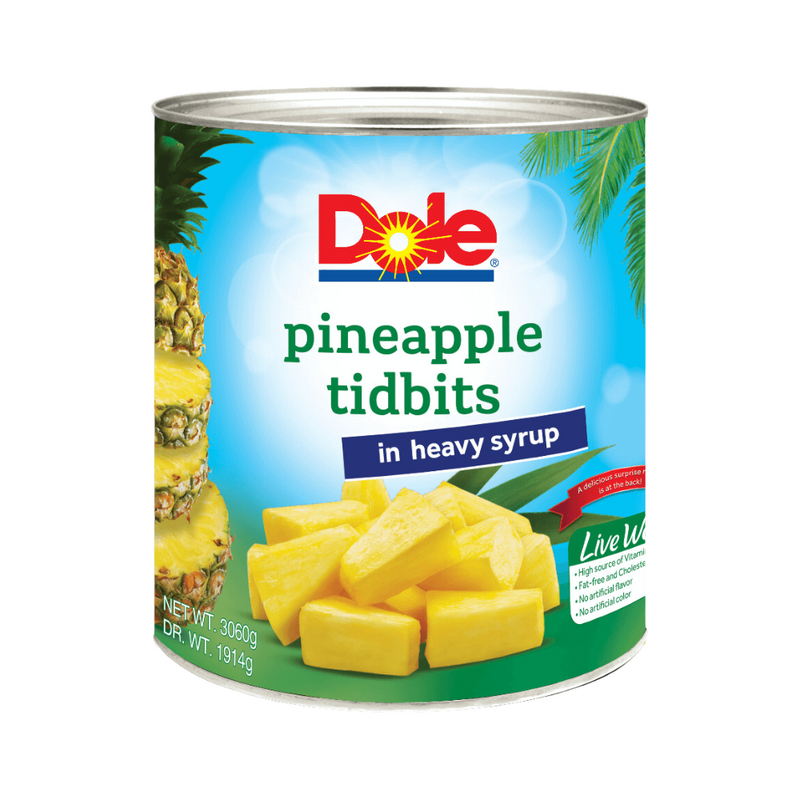 Dole Pineapple Tidbits 3.06kg