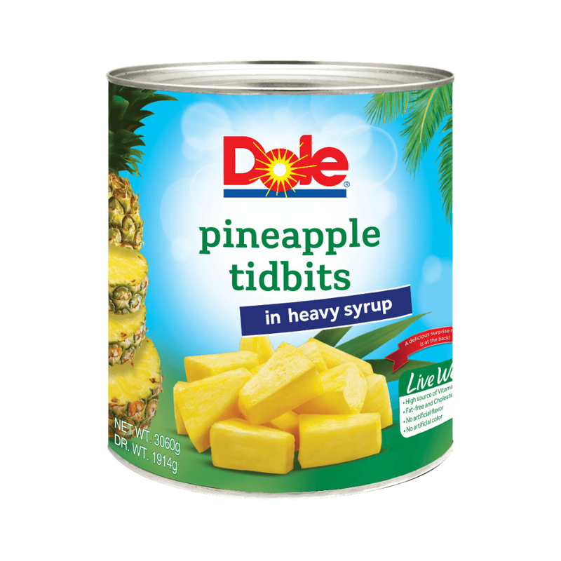 Dole Pineapple Tidbits 3060g